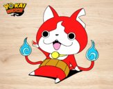 Jibanyan saludando