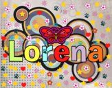 Dibujo Lorena pintado por ale8884983