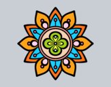 Dibujo Mandala flor de loto pintado por donato42