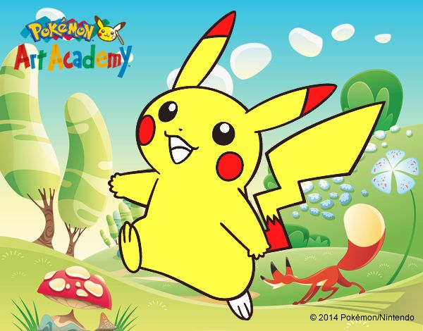 Pikachu en Pokémon Art Academy