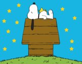 Snoopy durmiendo