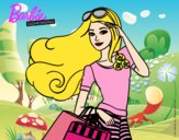 Dibujo Barbie con bolsas pintado por elisan