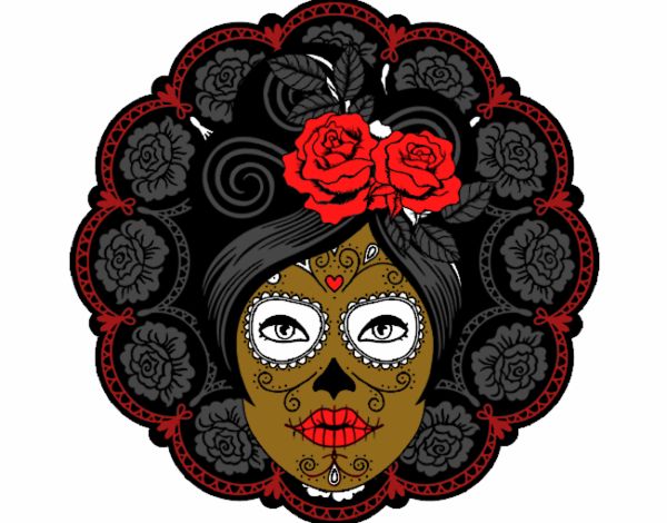 Calavera mejicana femenina