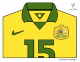 Dibujo Camiseta del mundial de fútbol 2014 de Australia pintado por NachoMax