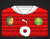 Camiseta del mundial de fútbol 2014 de Camerún