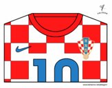 Dibujo Camiseta del mundial de fútbol 2014 de Croacia pintado por NachoMax