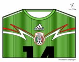 Camiseta del mundial de fútbol 2014 de México