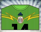 Camiseta del mundial de fútbol 2014 de México