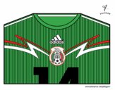 Dibujo Camiseta del mundial de fútbol 2014 de México pintado por NachoMax