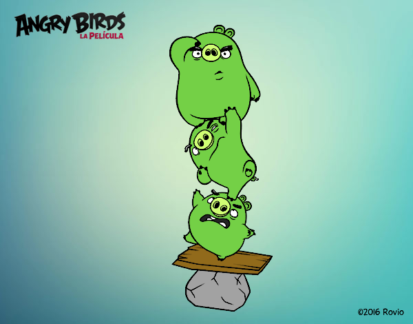 Cerdos verdes de Angry Birds