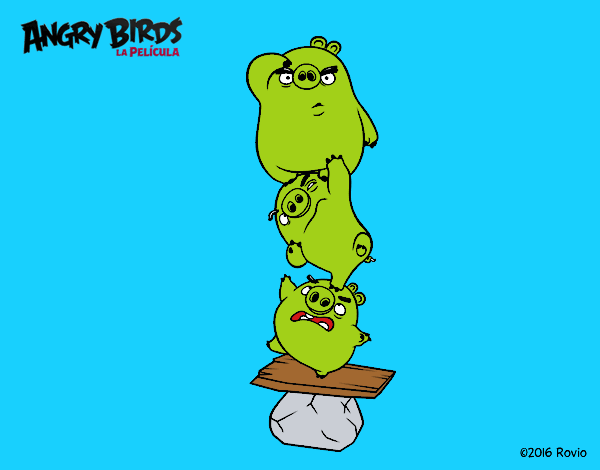 Cerdos verdes de Angry Birds