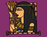 Dibujo Cleopatra pintado por kappiss