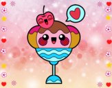 Copa de helado kawaii