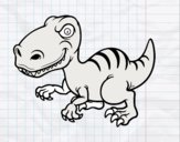 Dinosaurio velociraptor