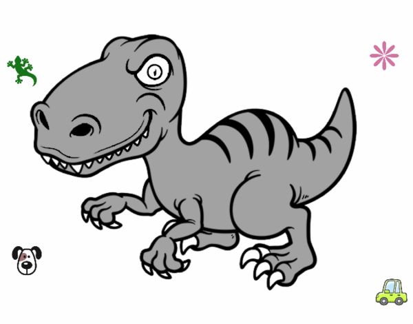 Dinosaurio velociraptor