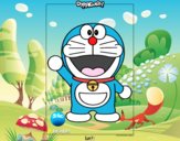 Dibujo Doraemon pintado por doreamon