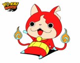 Jibanyan saludando