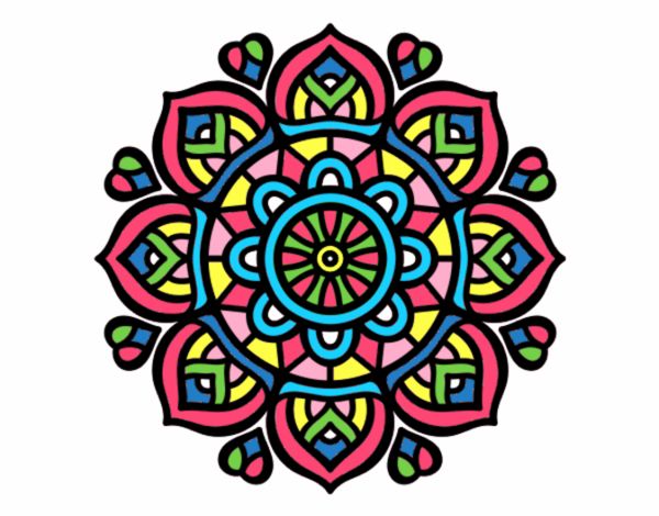 Mandala para la concentración mental