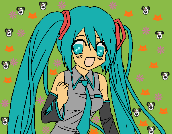 Miku Hatsune vocaloid