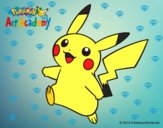 Dibujo Pikachu en Pokémon Art Academy pintado por tiare2001