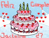 Dibujo Tarta de cumpleaños pintado por Lucy1234