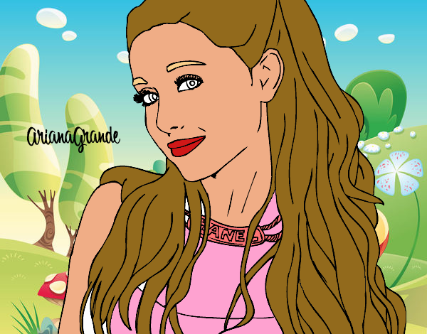 Ariana Grande con collar