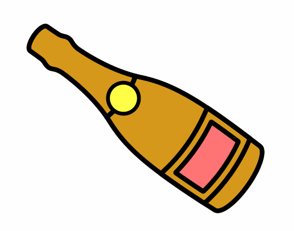 Botella de champagne