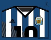 Camiseta del mundial de fútbol 2014 de Argentina