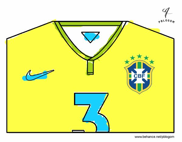 Camiseta del mundial de fútbol 2014 de Brasil