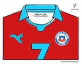 Camiseta del mundial de fútbol 2014 de Chile