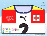 Camiseta del mundial de fútbol 2014 de Suiza