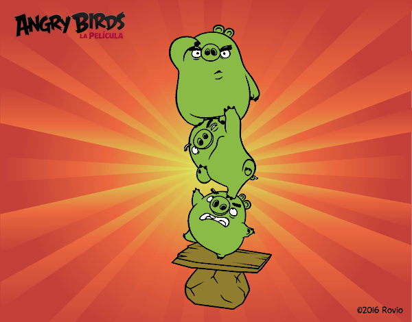 Cerdos verdes de Angry Birds