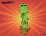 Cerdos verdes de Angry Birds