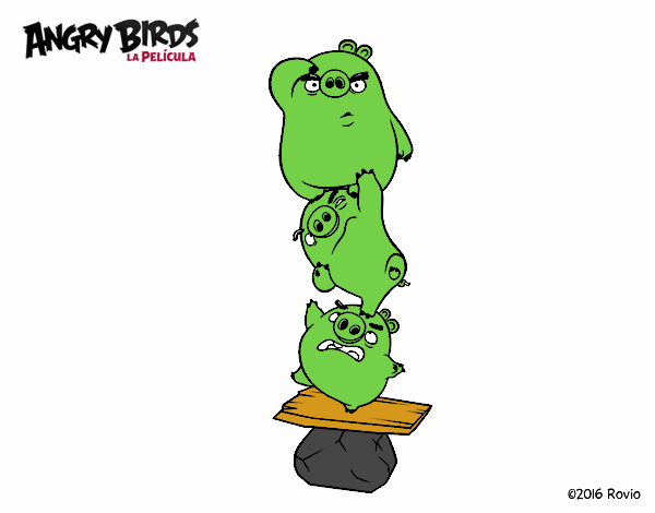 Cerdos verdes de Angry Birds