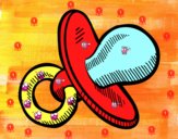 Dibujo Chupete de goma pintado por heidigo