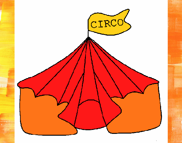 Dibujo Circo pintado por diegopro