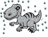 Dinosaurio velociraptor