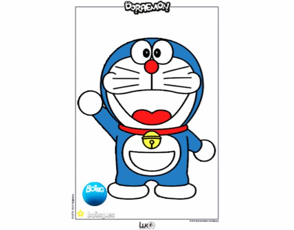 doraemon  saluda