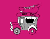 Food truck de perritos calientes