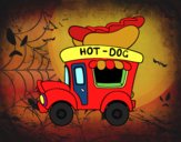 Food truck de perritos calientes