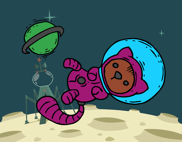 Gatito astronauta