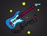 Guitarra y estrellas