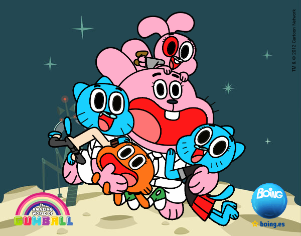 Gumball y amigos contentos