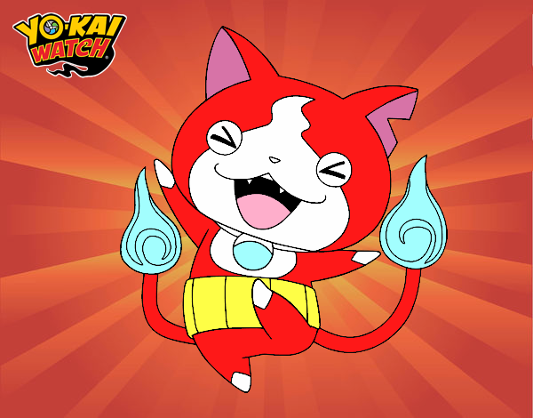 Jibanyan feliz