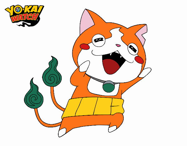 Jibanyan super feliz