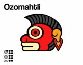 Dibujo Los días aztecas: el mono Ozomatli pintado por arenith