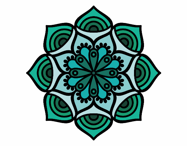 mandala verde