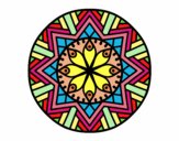 Dibujo Mandala flor de bambú pintado por mar13