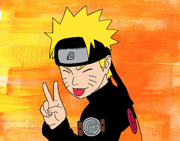 Naruto sacando lengua