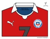 Camiseta del mundial de fútbol 2014 de Chile